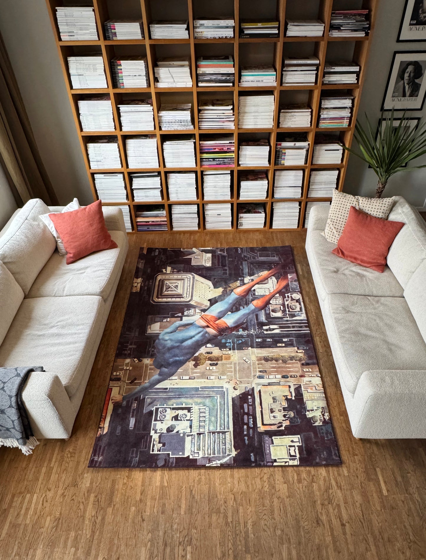 "Flying” Wool as canvas. 2 sizes.