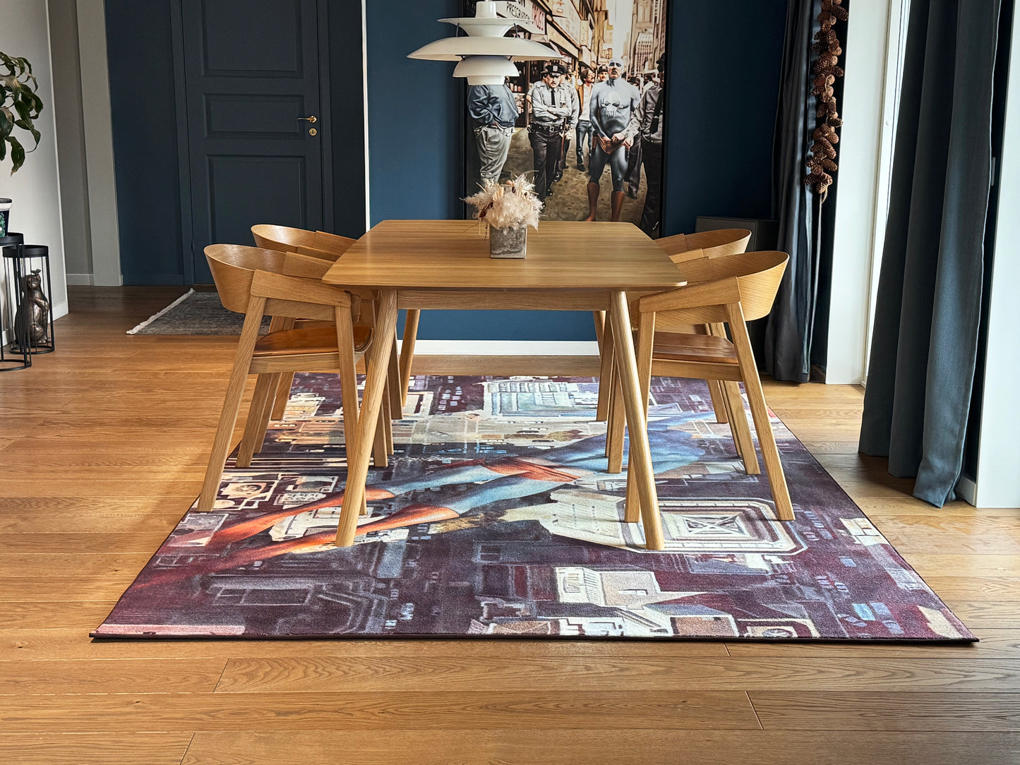 "Flying” Wool as canvas. 2 sizes.