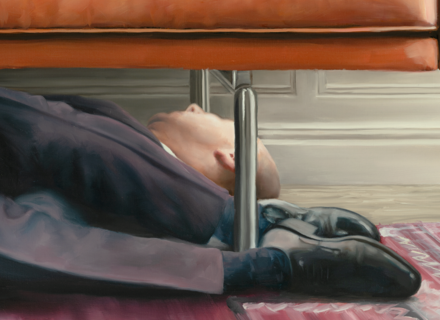 ”Brandy Sofa” 2 sizes. Aluminium plate with black frame.