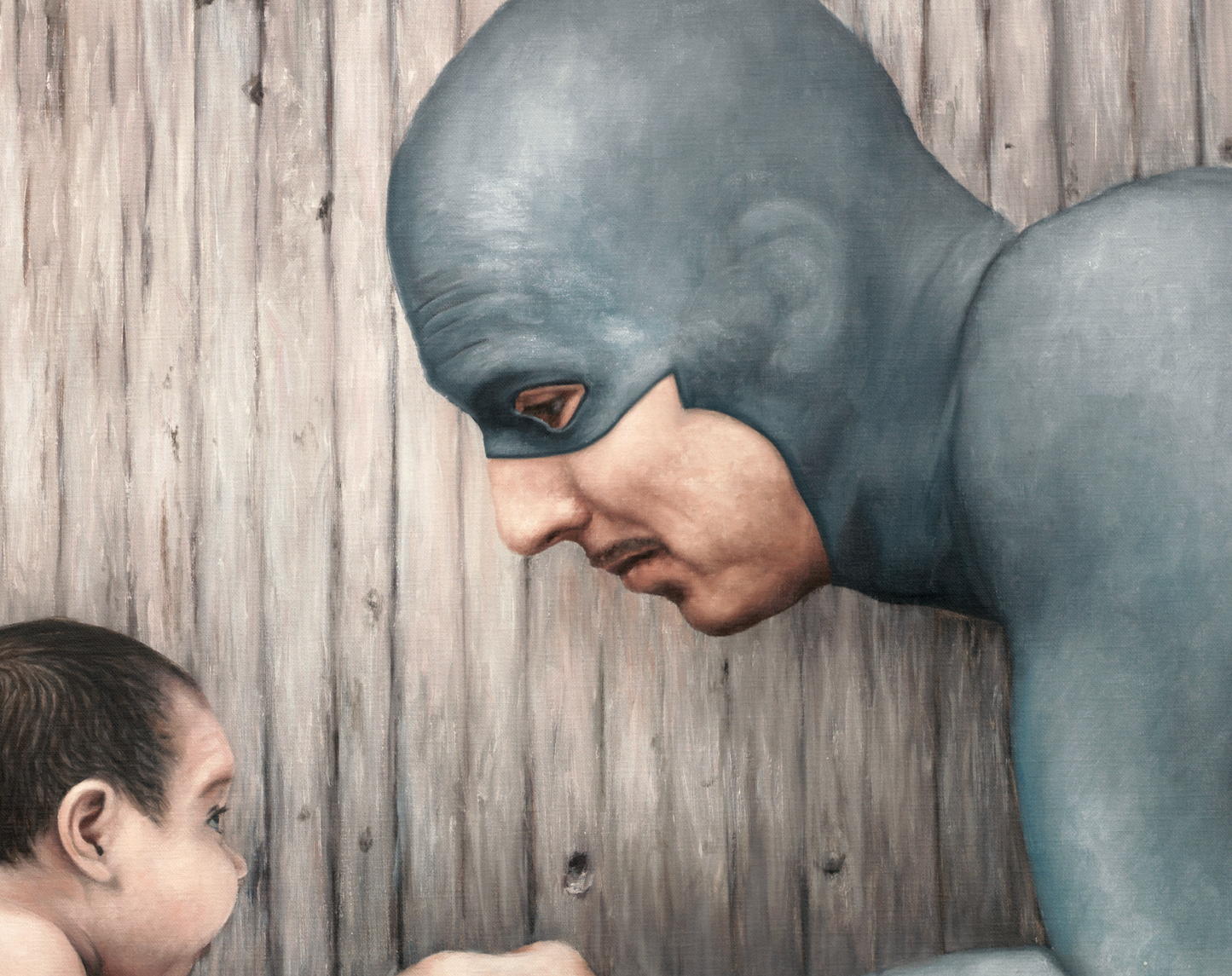 ”Future” Aluminium plate with black frame.