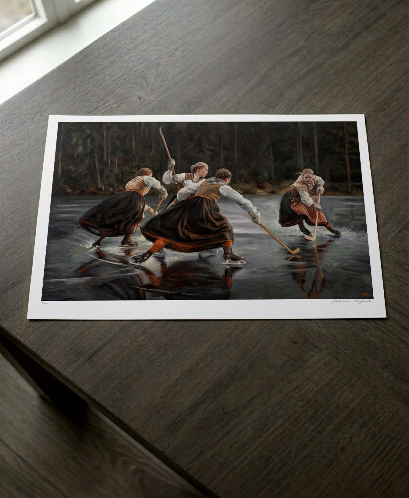 ”Game On”  Art Paper 90 x 53 cm. Limited Edition of 150.