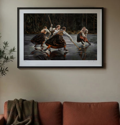 ”Game On”  Art Paper 90 x 53 cm. Limited Edition of 150.