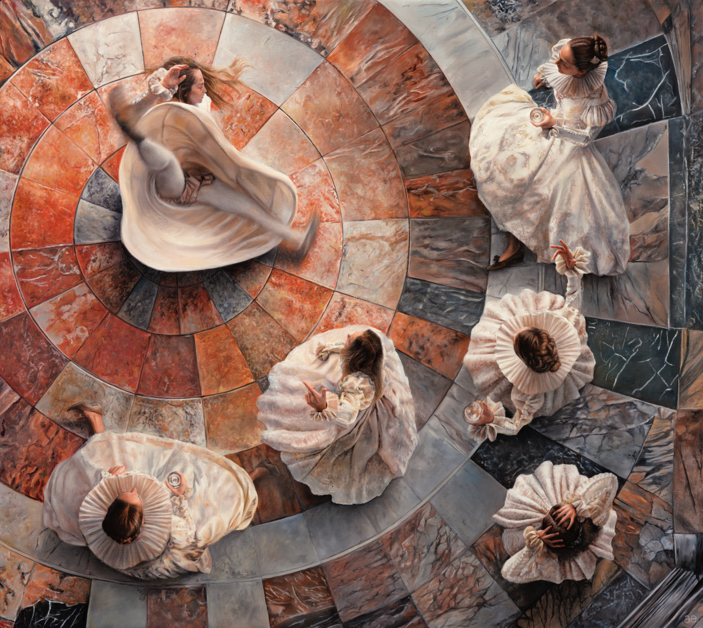 ”Breakdance Above”  Art Paper 58 x 53 cm. Limited Edition of 150