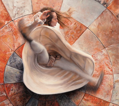 ”Breakdance Above”  Art Paper 58 x 53 cm. Limited Edition of 150